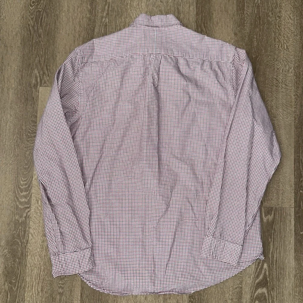 Polo Ralph Lauren Long Sleeve Button Down Oxford Men's XL Red White Blue Check